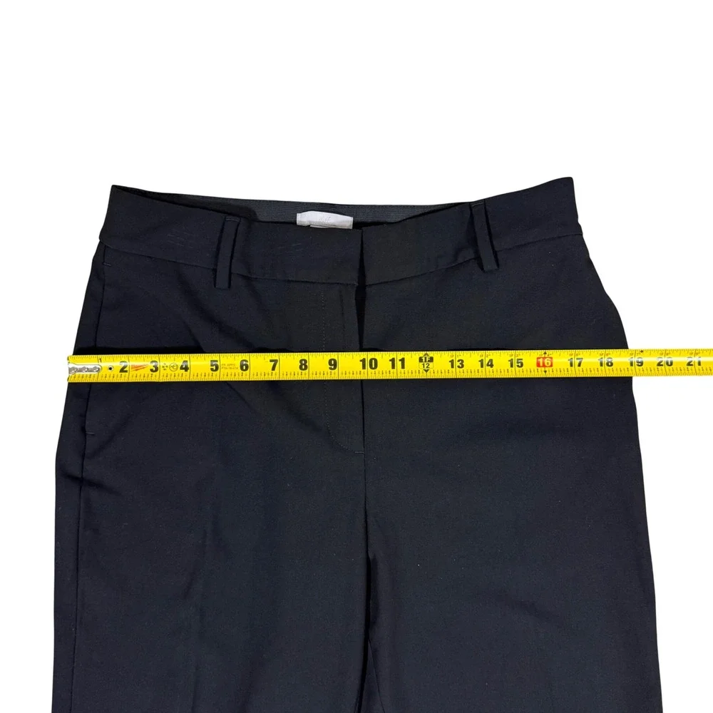 HM Black Ankle Dress Pants Womens Size 10 Tapered Professional Workwear Trouser - Picture 5 of 8